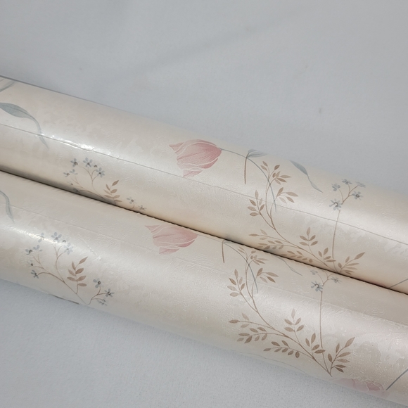 Vintage | Wall Decor | 2 Vtg Collins Aikman Wallcoverings Floral Lr 343 ...
